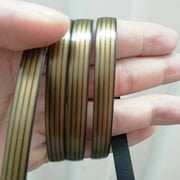 Furniture Wicker Repair Kit, 90ft Polyethylene Woven Rattan Material, Brown, Black, White, or Dark Brown, DIY Repair for Chairs, Tables, Baskets, Patio Sets, golden